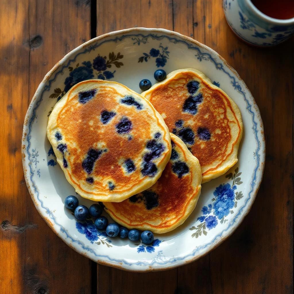 Crêpes aux Bleuets