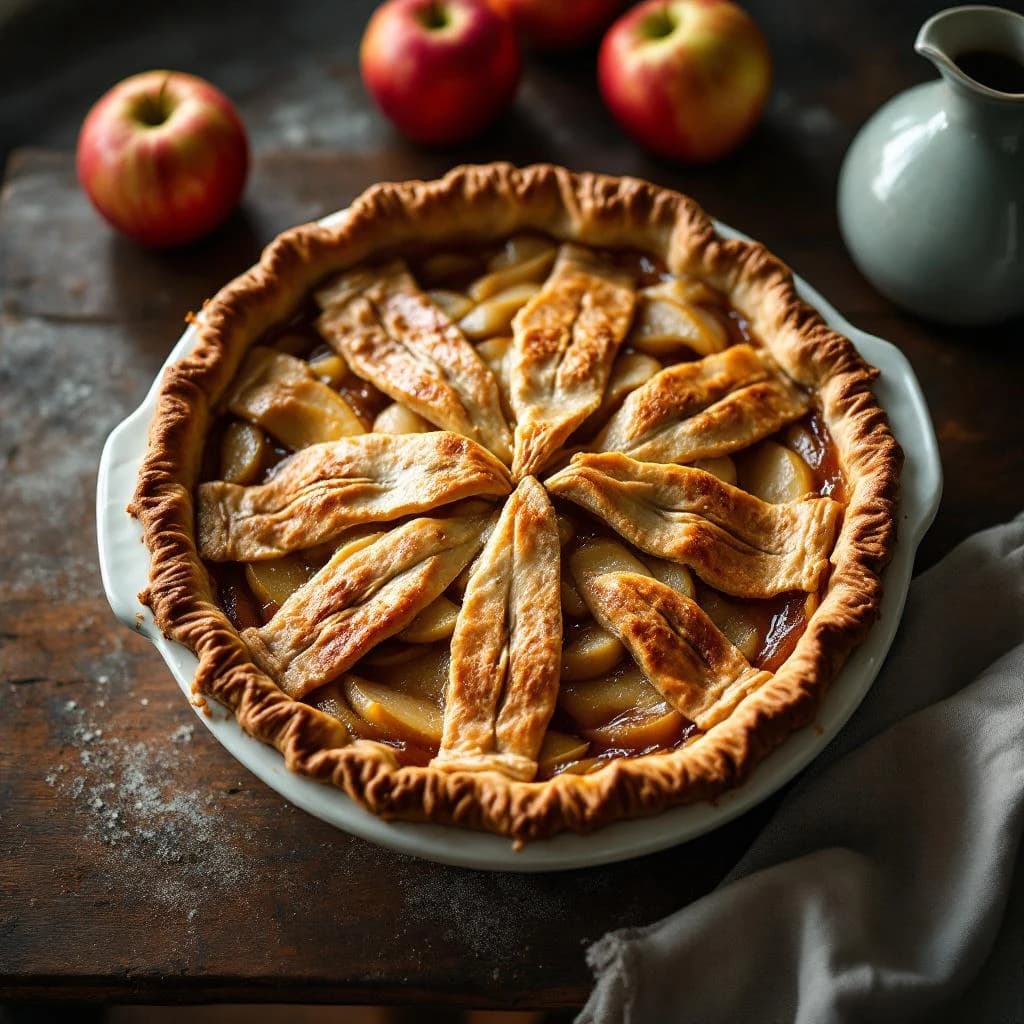 Tarte aux Pommes au Cidre