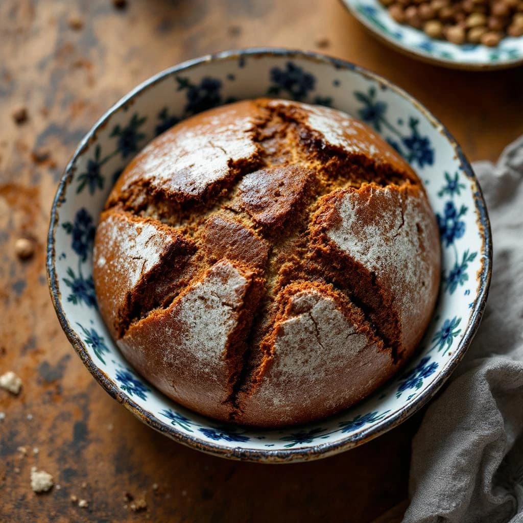 Pain brun à la mélasse