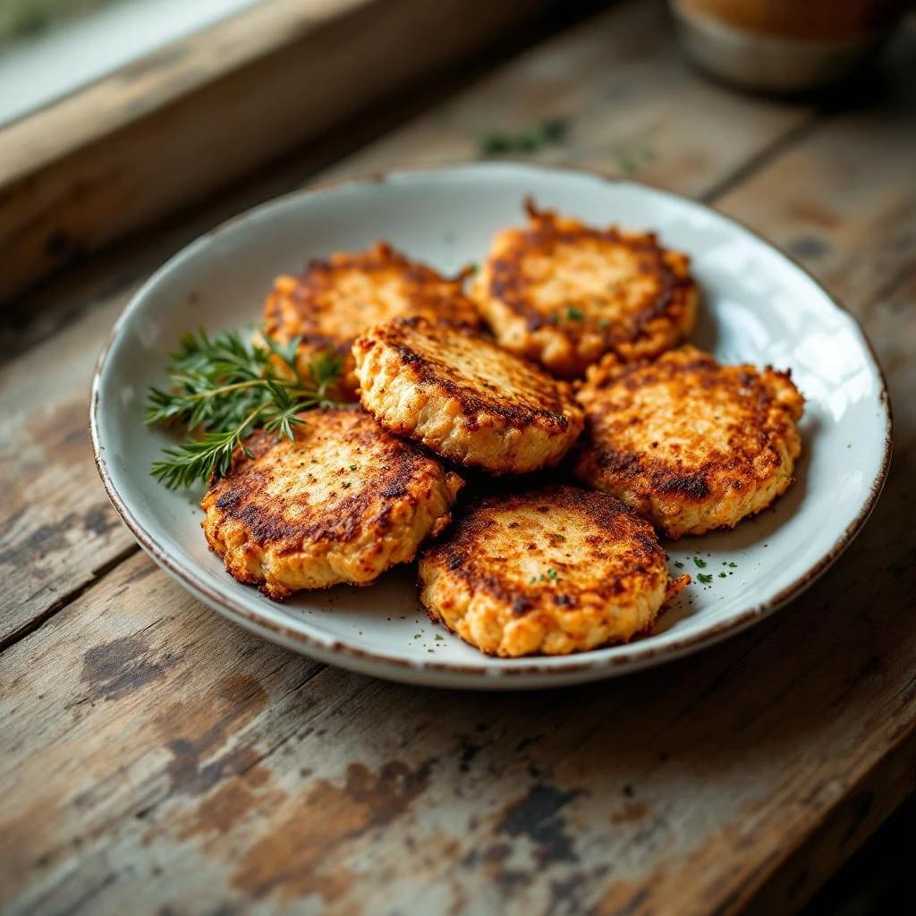 Galettes de saumon